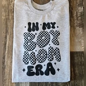 Boy mom shirt boy mom era retro cute popular trending mama checkered